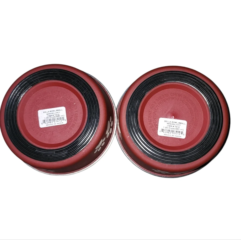 🐾2 Small Bella Stainless Steel Pet Bowls🐾